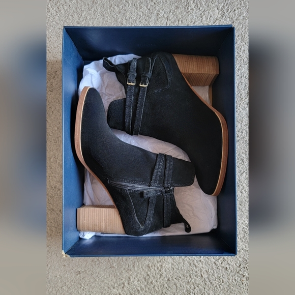 Cole Haan Shoes - COLE HAAN Women's Black Suede Booties